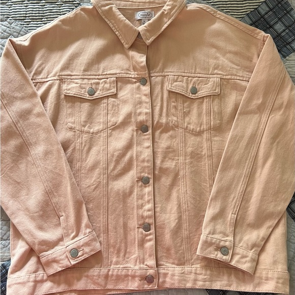 (2) Mudpie size Extra Large, never worn oversized denim jackets - Picture 5 of 5